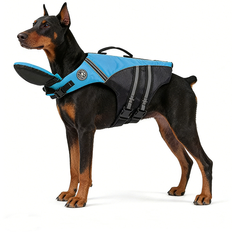 Life Jacket - Rompi Pelampung Anjing Daya Apung Tinggi,