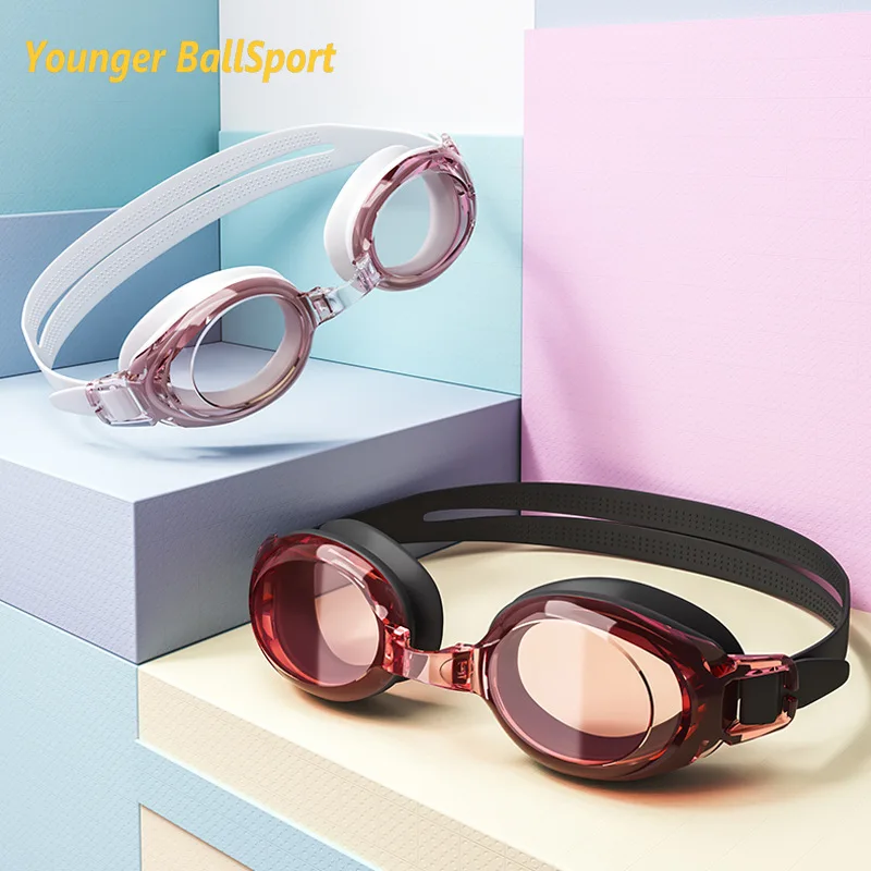 Goggles Swim - Kacamata Renang Miopia untuk Wanita Topi