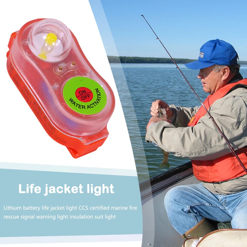 Life Jacket - 1/2 buah Lampu Pelampung LED Tahan