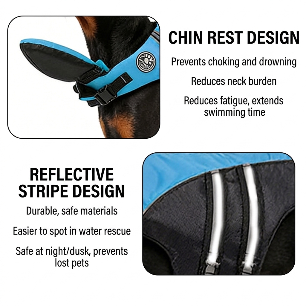 Rompi Pelampung Anjing Daya Ap - Life Jacket ulasan dan harga