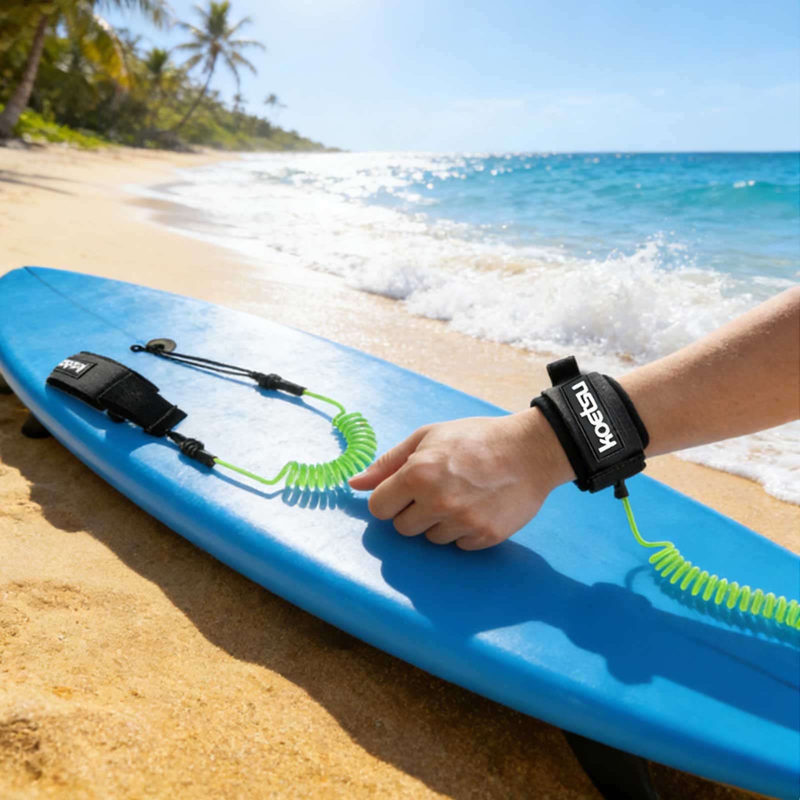 Tali Pengikat Paddle Board SUP - Surfboard Leash ulasan dan harga